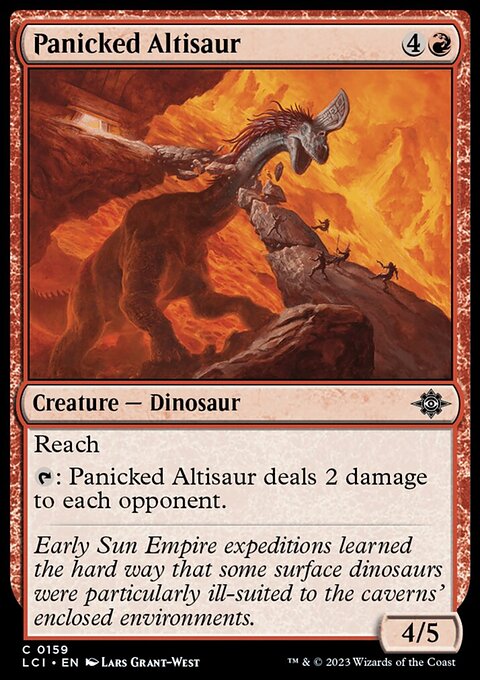 Panicked Altisaur